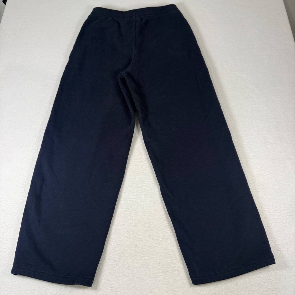 Aritzia Sweatfleece Boyfriend Wide Leg Sweatpants Womens Medium Navy Blue Cozy - Picture 3 of 11